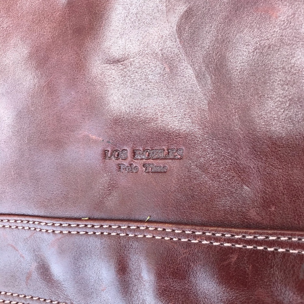 South American Leather Messenger Bag